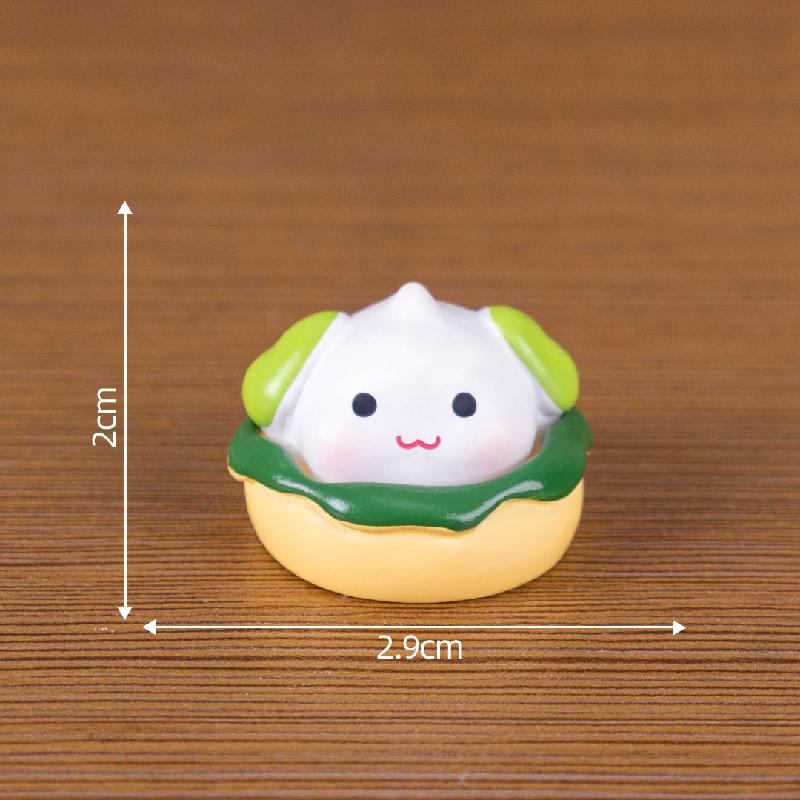 Tiểu cảnh bánh matcha cún DIY, phụ kiện tiểu cảnh mini bàn thu nhỏ đáng yêu (ZC-1099)