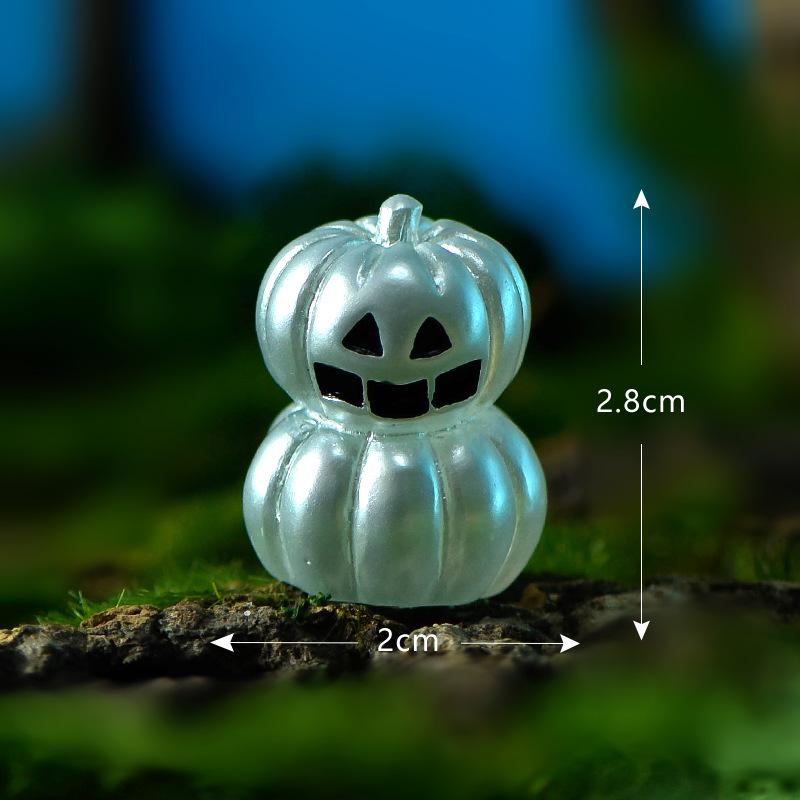 Tiểu cảnh Halloween ma và bí ngô, phụ kiện quả cầu (ZC-165)