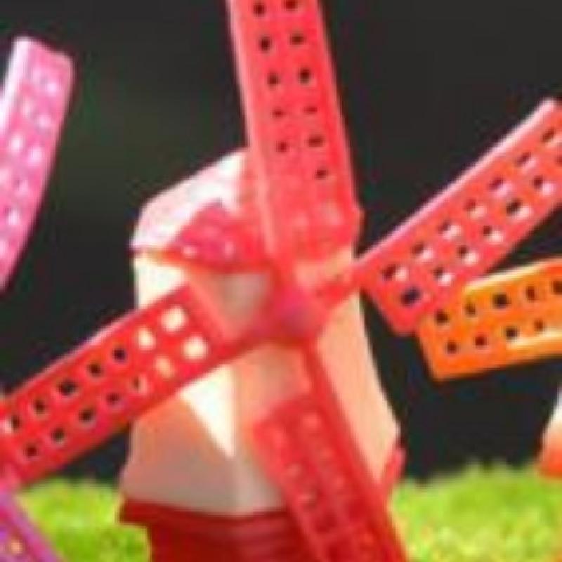 Tiểu cảnh rêu kèm cối xay gió trang trí cây mini (ZC-636)