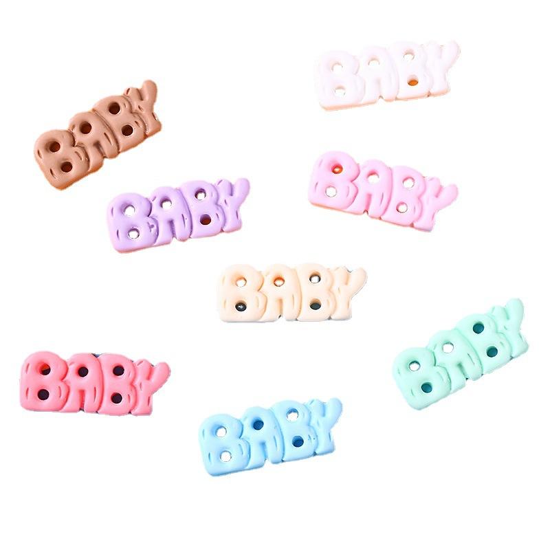 Charm chữ BABY DIY trang trí vỏ điện thoại (FF-486)