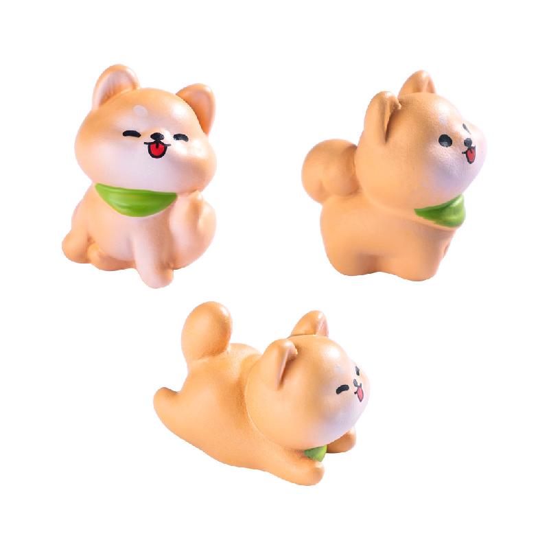 Tiểu cảnh chó Shiba DIY, phụ kiện tiểu cảnh mini bàn xe thu nhỏ đáng yêu, cute (ZC-1037)