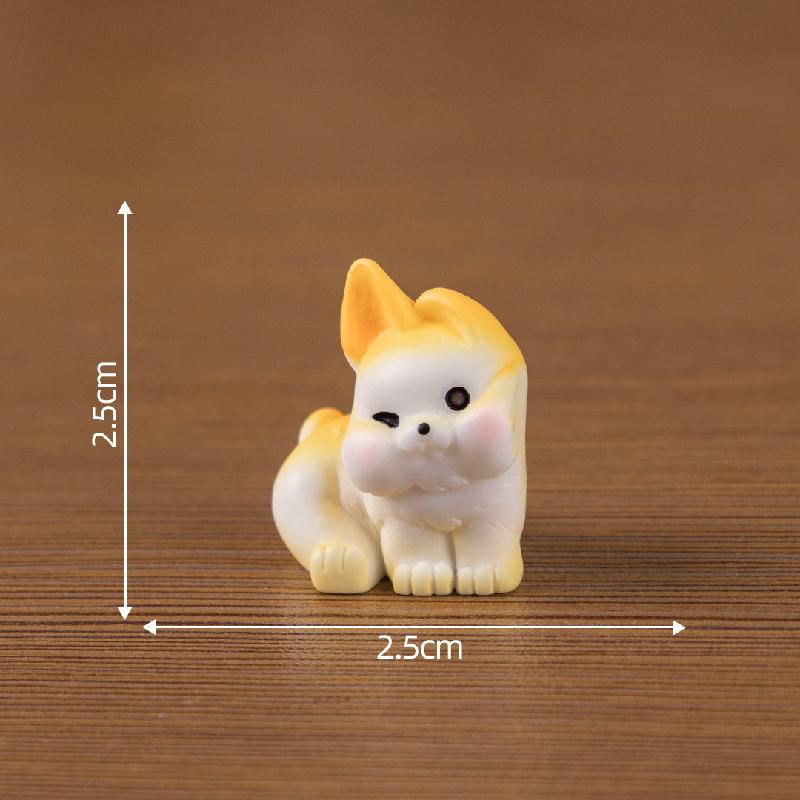 Tiểu cảnh Corgi mập DIY, phụ kiện tiểu cảnh mini treo bàn thu nhỏ đáng yêu (ZC-1101)