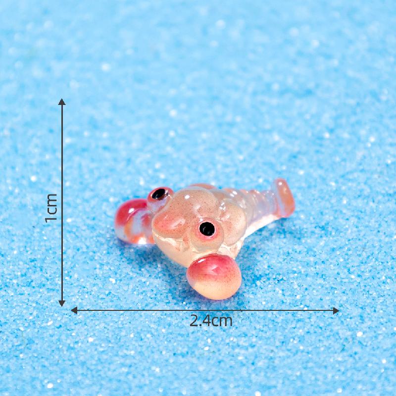 Tiểu cảnh bạch tuộc, cua biển phát sáng DIY, phụ kiện bàn tiểu cảnh mini (ZC-740)