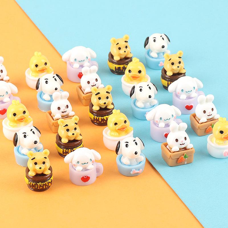 Charm thỏ mini DIY trang trí điện thoại (FF-414)