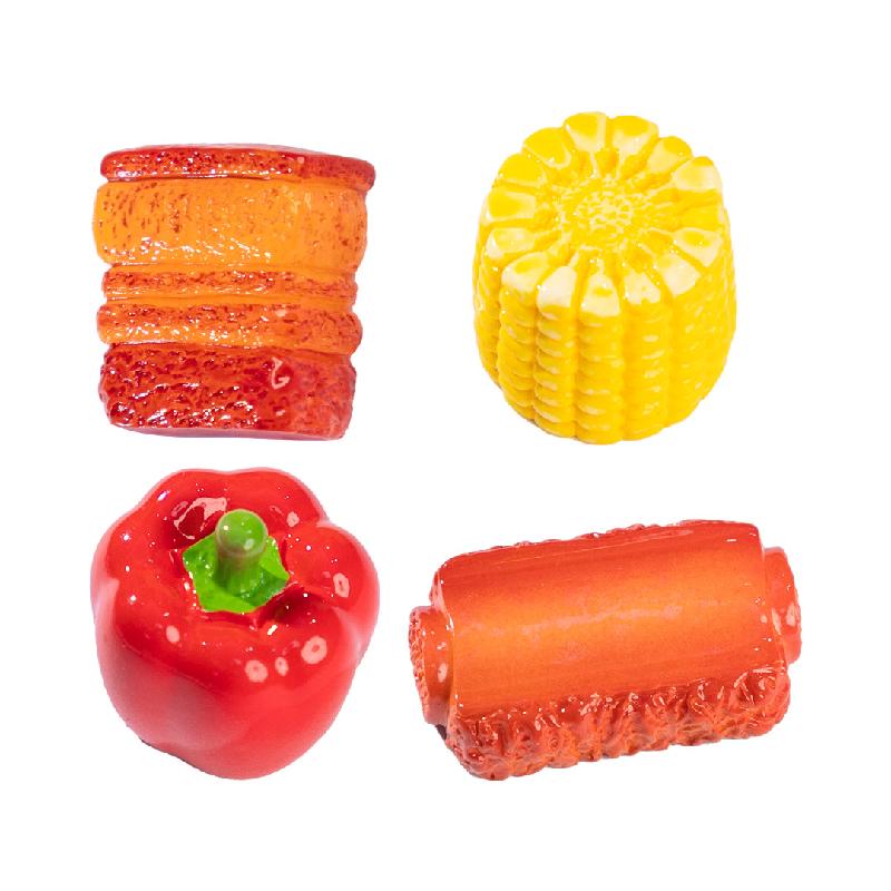 Thịt & rau mini – Mô hình thực phẩm tí hon, trang trí tủ lạnh, bàn ăn (M-1378)