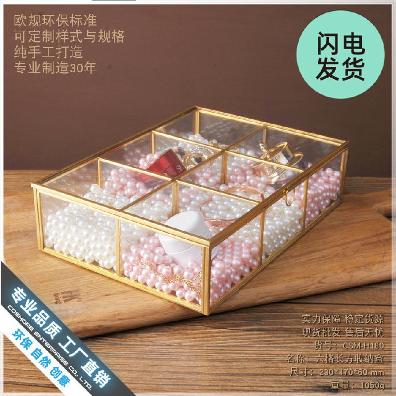 Chậu Đa Giác Hộp kính nhiều ngăn đựng trang sức (DG-85)