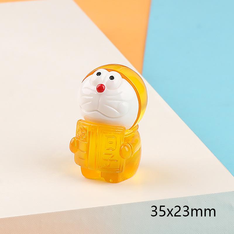 新款夜光公仔diy饰品树脂配件奶油胶手机壳发夹材料摆件批发