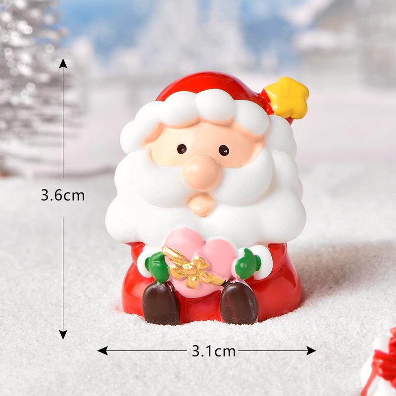 Tiểu cảnh Noel, ông già Noel, người tuyết cho quả cầu (ZC-79)