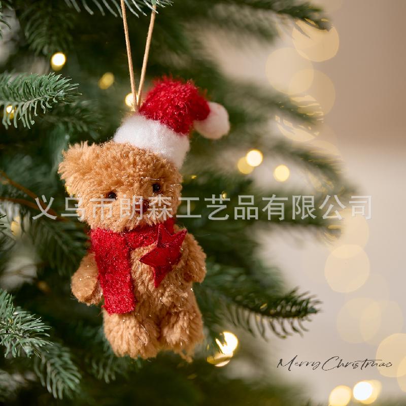 Trang Trí Noel Phụ kiện trang trí Giáng Sinh nhỏ, gấu bông mini, đồ treo cây thông Noel, tạo không khí lễ hội tại nhà