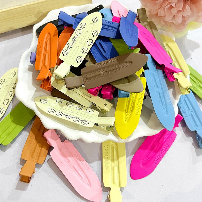 Kẹp tóc BB kim loại, phụ kiện DIY, kẹp mỏ vịt, kem giả (NX-614)