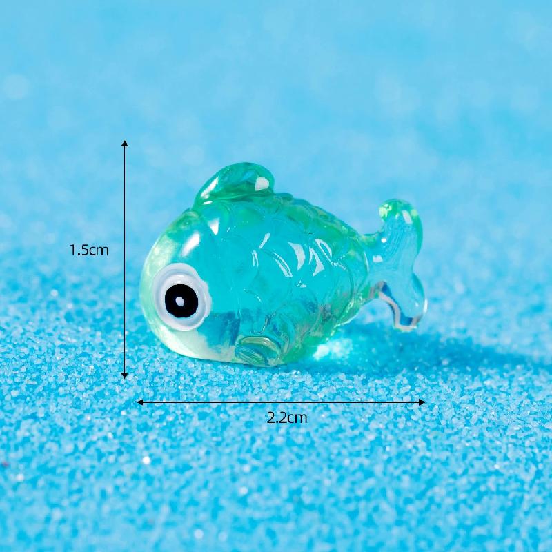 Tiểu cảnh cá phát sáng nhiều màu trang trí bể cá DIY (ZC-1036)