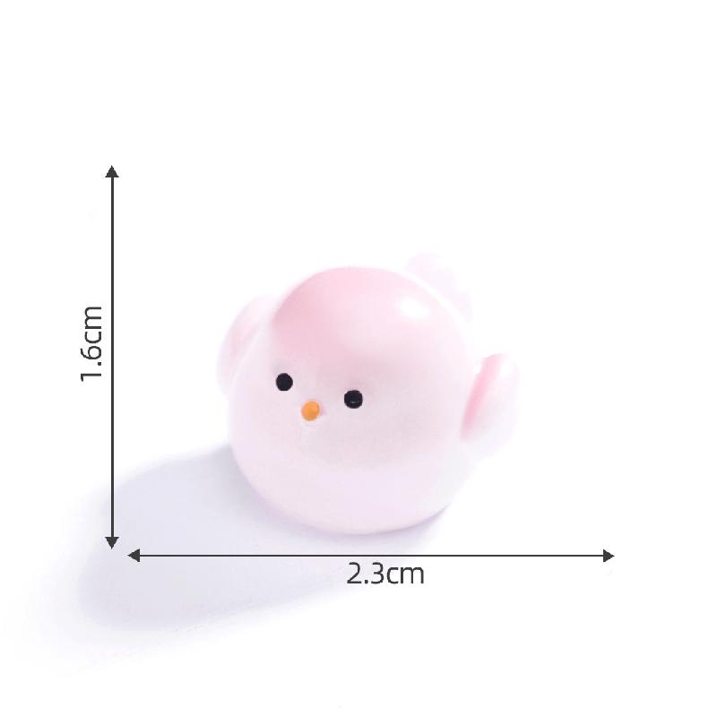 Tiểu cảnh chim hạt mạ lớn DIY, phụ kiện tiểu cảnh mini resin garden treo bàn đáng yêu cute (ZC-1463)