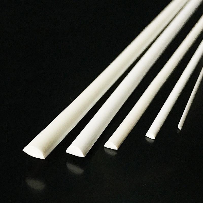 Phụ Kiện Mô Hình Thanh Nhựa ABS Chữ U Bán Nguyệt 1-5mm (MH-217)