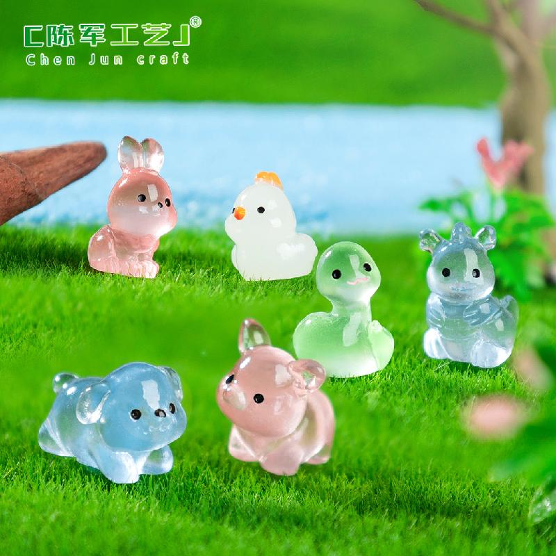 12 con giáp phát sáng – Bộ sưu tập con giáp mini dạ quang, trang trí tiểu cảnh (M-1369)