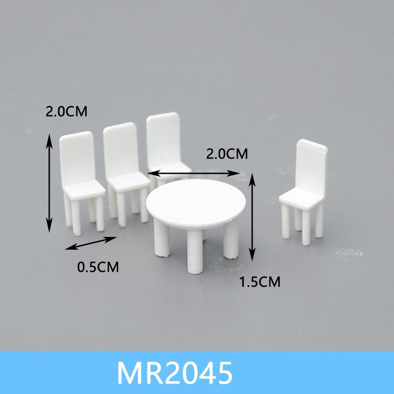 Bộ Bàn Ghế Nội Thất Mini Tỷ Lệ 1:50 (MH-80)