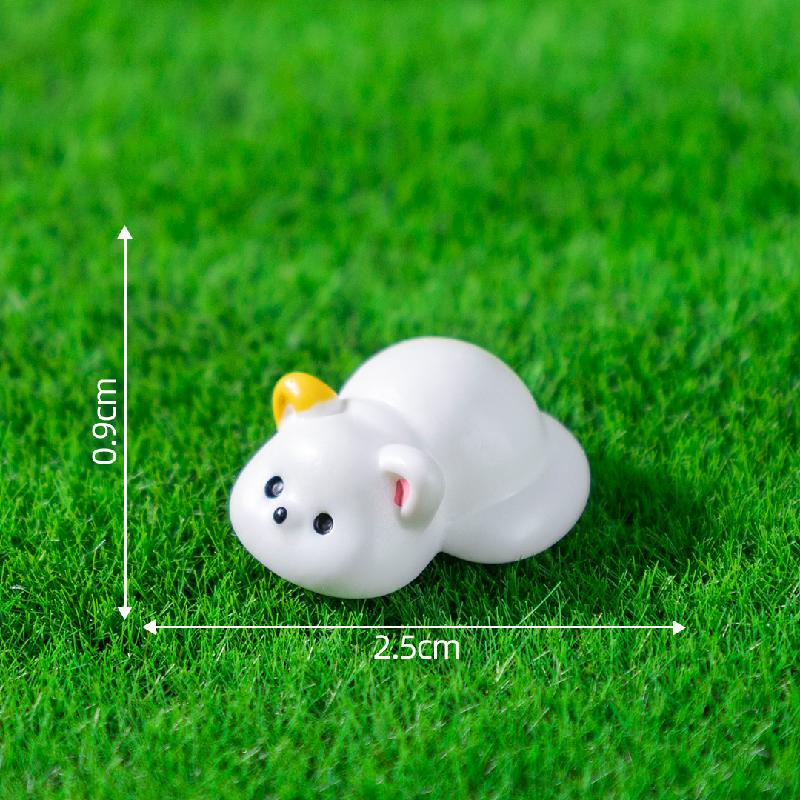 微景观创意可爱动物小猫咪小黄鸭公仔 DIY装饰品挂配件迷你小摆件