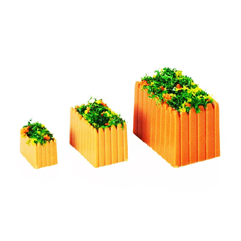 Bồn Hoa Vuông Mini Mô Hình Cảnh Quan (MH-163)