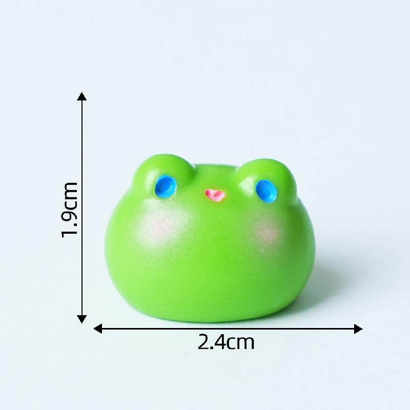 Tiểu cảnh ếch mắt to DIY, phụ kiện tiểu cảnh mini fish tank resin treo bàn garden đáng yêu cute (ZC-1481)