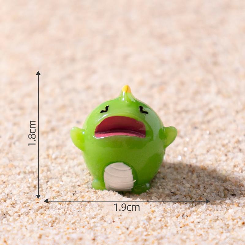 Tiểu cảnh khủng long mini DIY, phụ kiện tiểu cảnh mini xe bàn resin garden đáng yêu cute (ZC-1420)