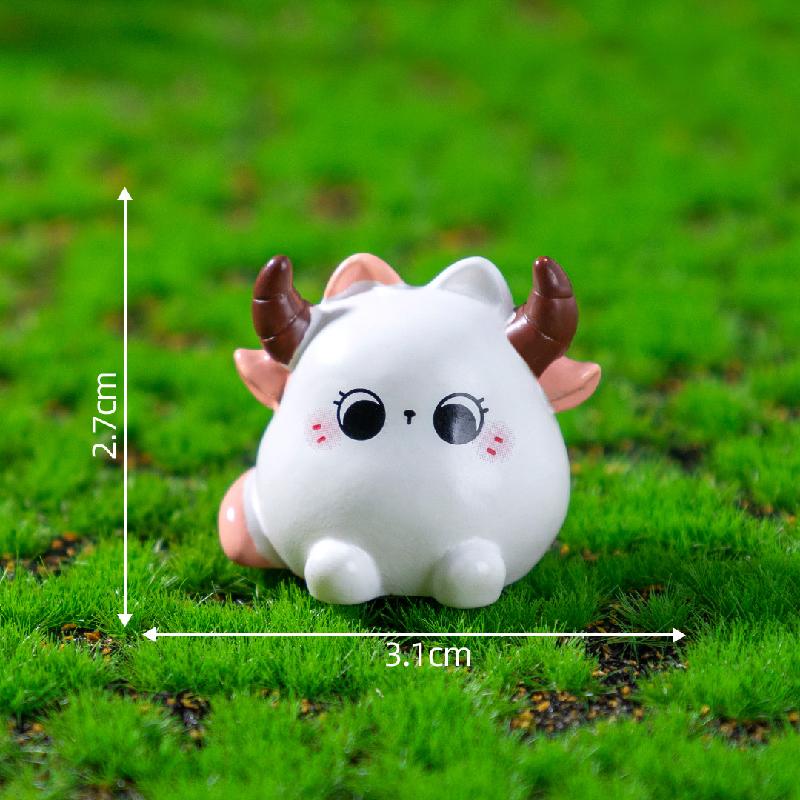 Tiểu cảnh mèo 12 chòm sao DIY, phụ kiện tiểu cảnh mini garden cute, resin (ZC-1113)