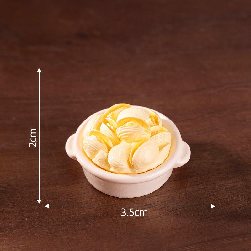 Tiểu cảnh đồ ăn giả: đậu thối, tôm DIY, phụ kiện bàn tiểu cảnh mini (ZC-653)