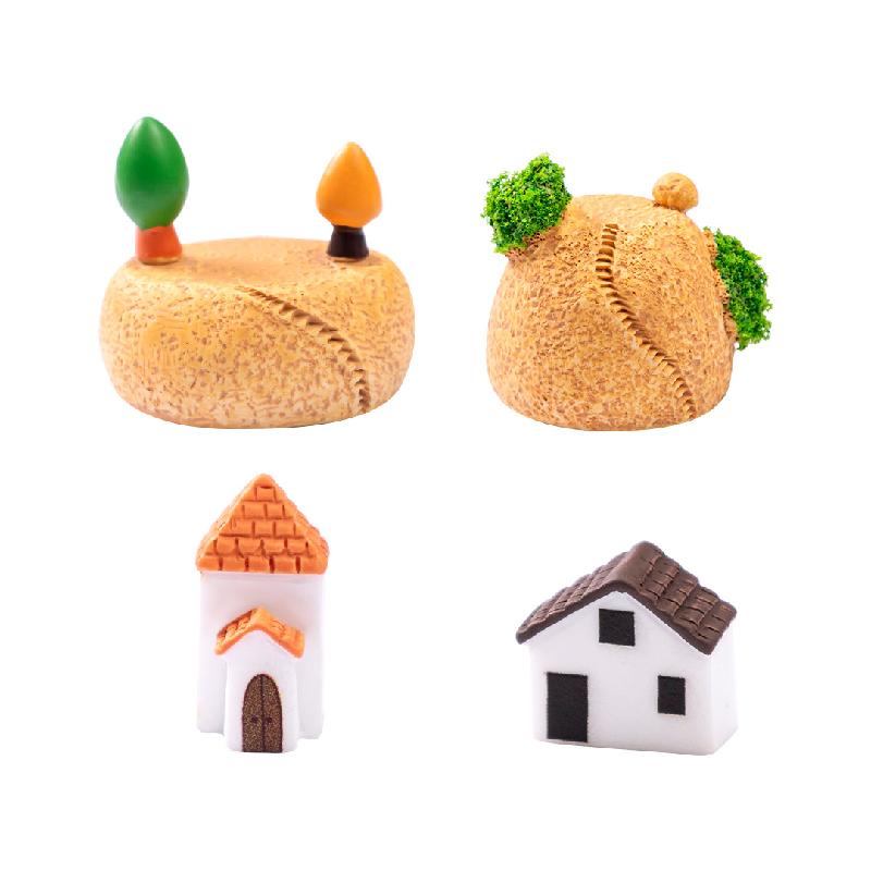 Tiểu cảnh đảo mini, nhà cát biển DIY, phụ kiện tiểu cảnh mini, micro landscape đẹp (ZC-1127)