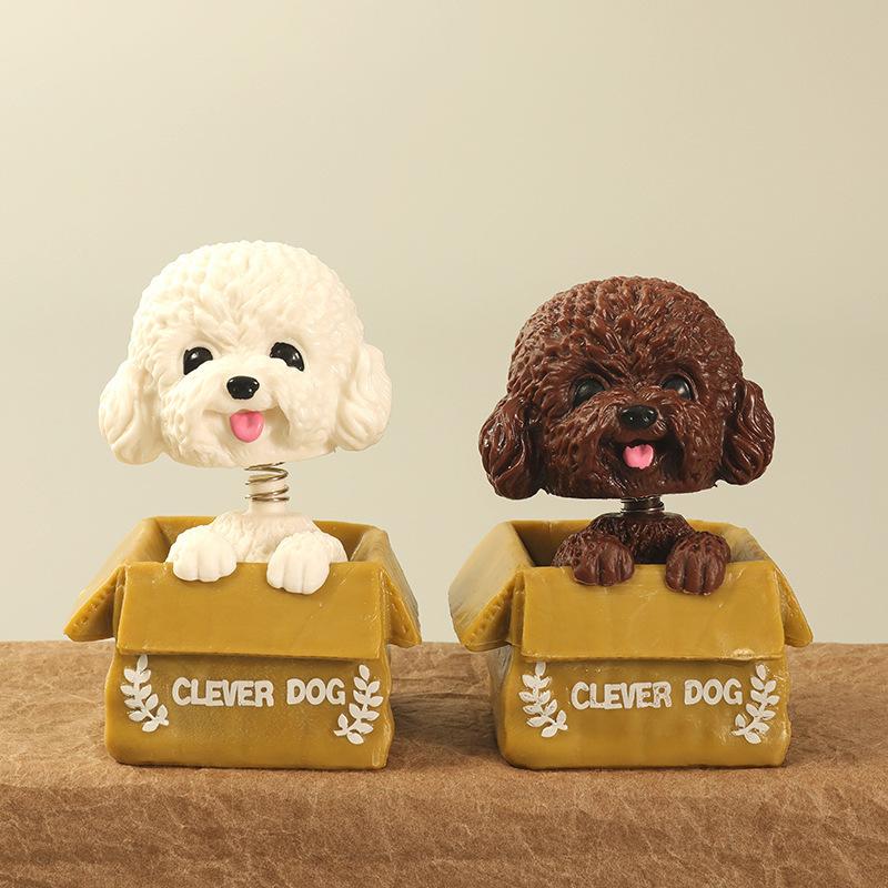 2 mẫu búp bê tóc để tay làm mỹ nhân truyện tranh hộp chó nhỏ mô hình cục búp bê đồ chơi. ZZ-504