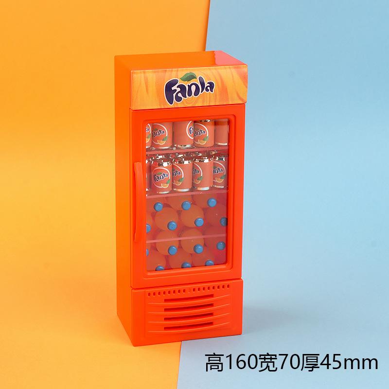 可爱仿真迷你冰箱冰柜娃娃屋1:12厨房微缩模型摆件儿童过家家玩具