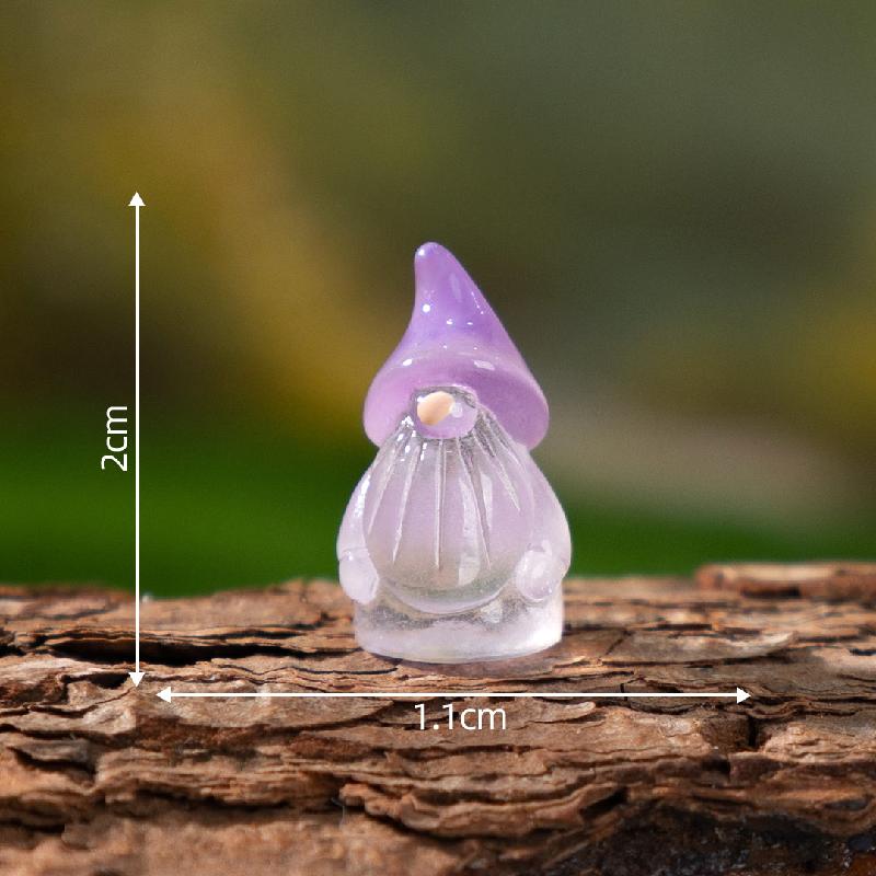 Tiểu cảnh ông già Easter phát sáng DIY, phụ kiện bàn tiểu cảnh mini (ZC-748)