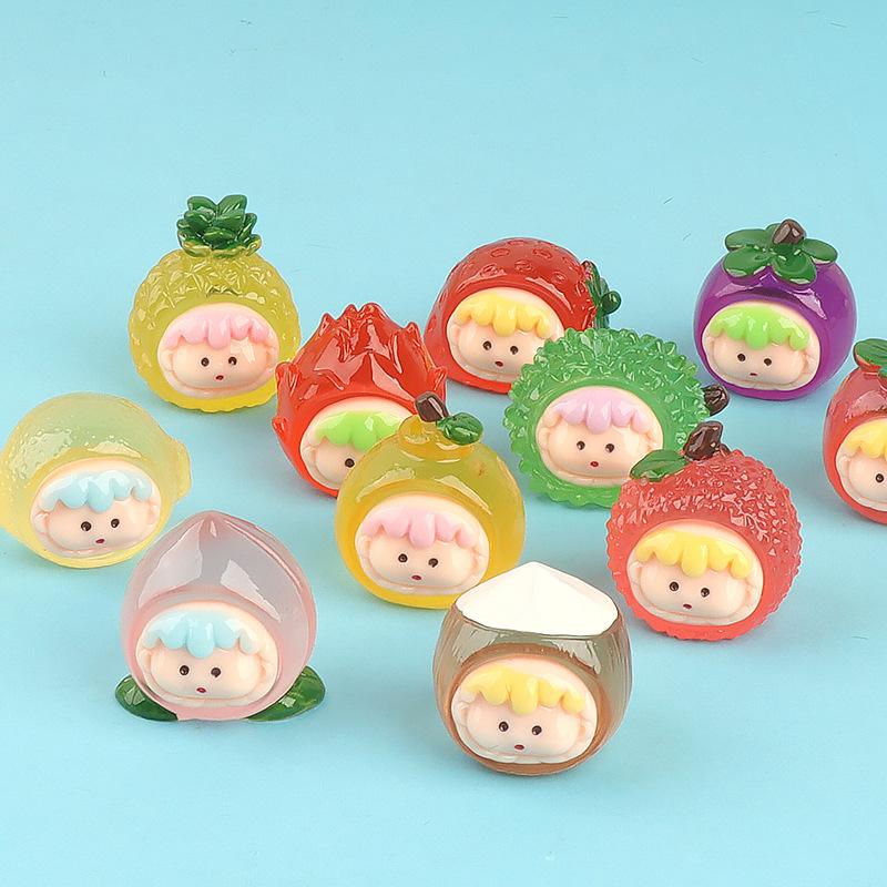 Charm LaBuBu Charm trái cây phát sáng DIY trang trí xe hơi (FF-224)