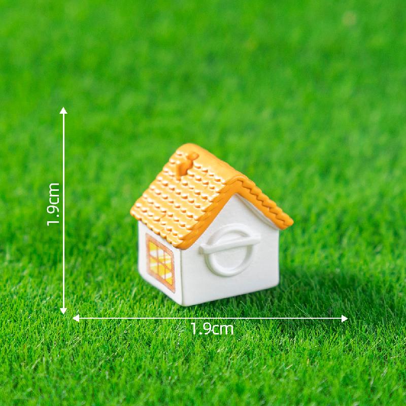 Tiểu cảnh nhà làng châu Âu cổ điển, DIY, phụ kiện bàn tiểu cảnh mini phong cách vintage (ZC-193)