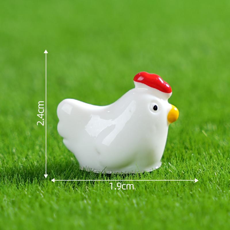 Mẹ gà & gà con – Mô hình gà mini, phù hợp trang trí nông trại, bàn làm việc (M-1376)