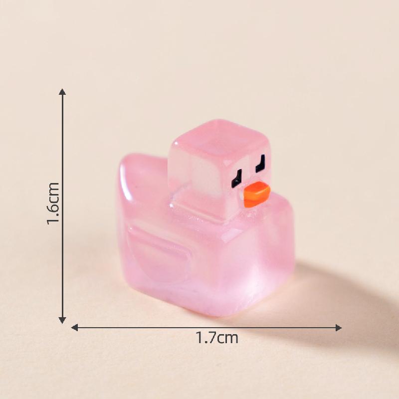 Tiểu cảnh vịt vàng phát sáng DIY, phụ kiện tiểu cảnh mini blind bag bàn cute (ZC-909)