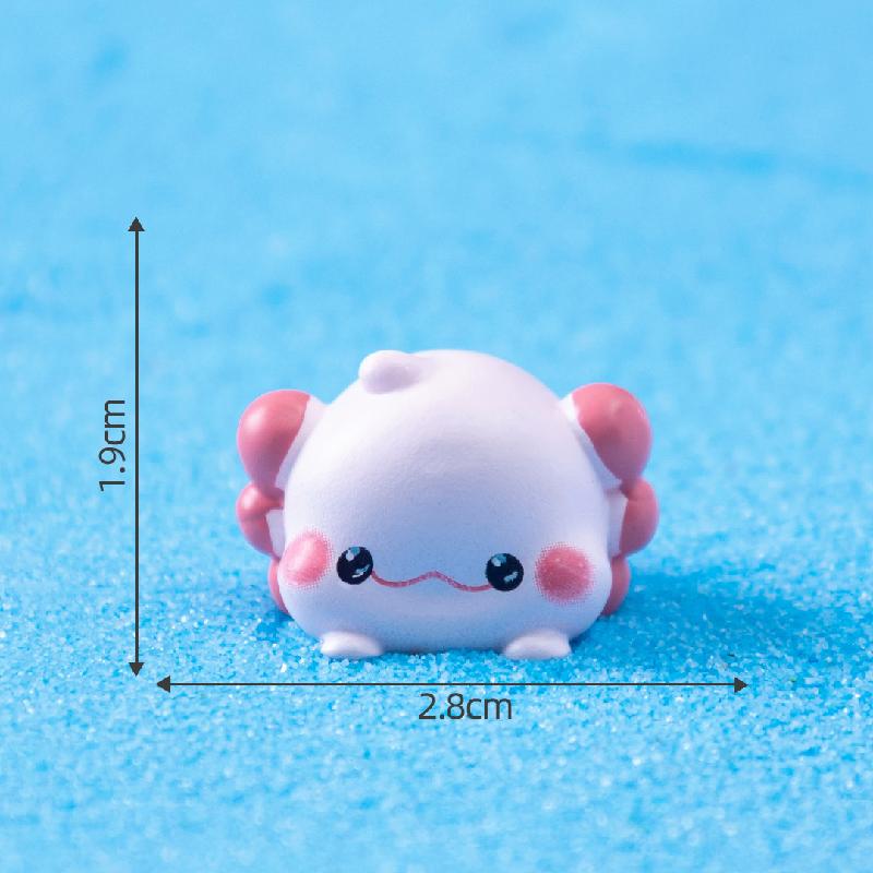 Tiểu cảnh cá rồng sáu cạnh nhiều màu, búp bê DIY, phụ kiện bàn tiểu cảnh mini (ZC-601)