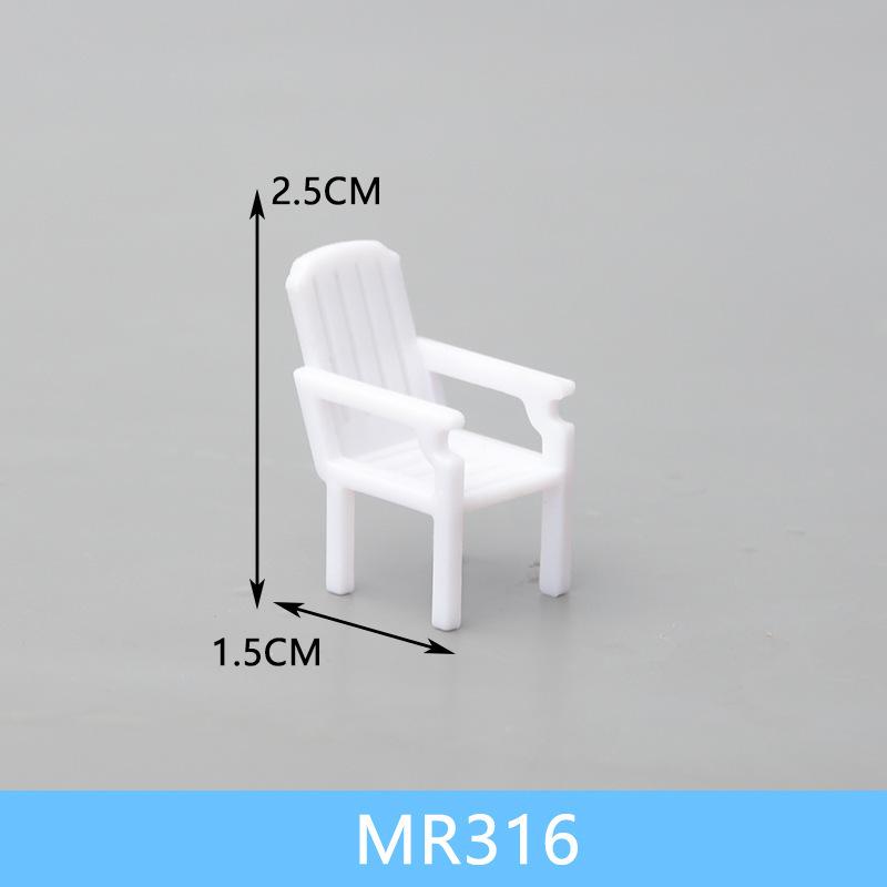 Bộ Bàn Ghế Mini Mô Hình Nội Thất Tỷ Lệ 1:30 (MH-269)