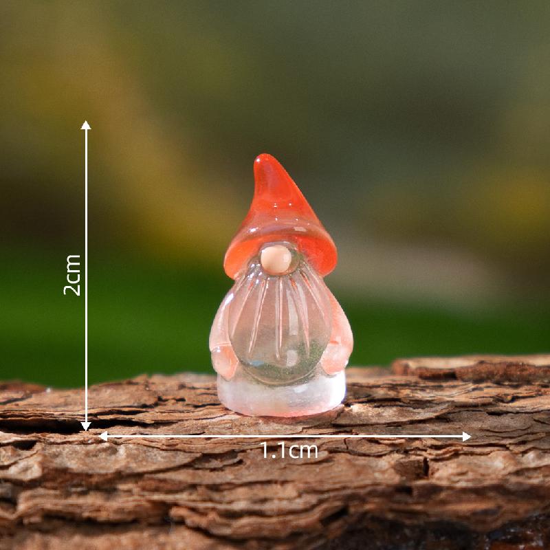 Tiểu cảnh ông già Easter phát sáng DIY, phụ kiện bàn tiểu cảnh mini (ZC-748)