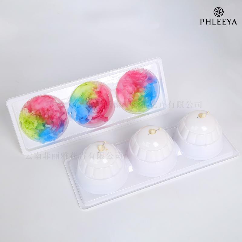 Hoa khô trang trí Hoa mẫu đơn vĩnh cửu 7–8cm 3 bông hạng A DIY hoa trang trí (HK-24)