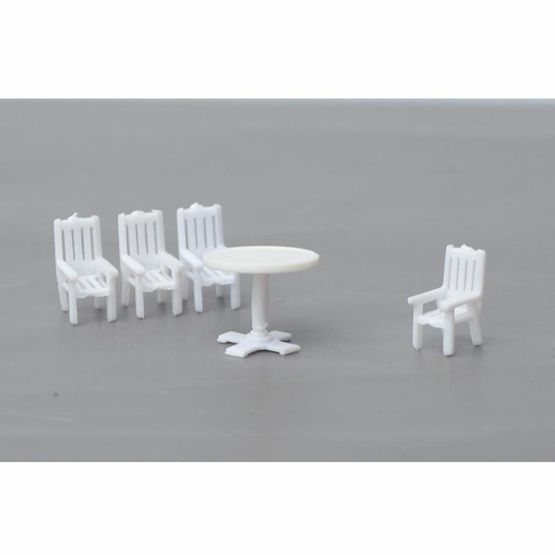 Bộ Bàn Ghế Nội Thất Mini Tỷ Lệ 1:75 (MH-124)
