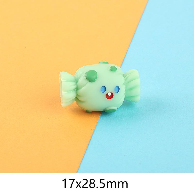 3d立体仿真表情糖果树脂饰品配件 diy奶油胶手机壳发夹材料包批发