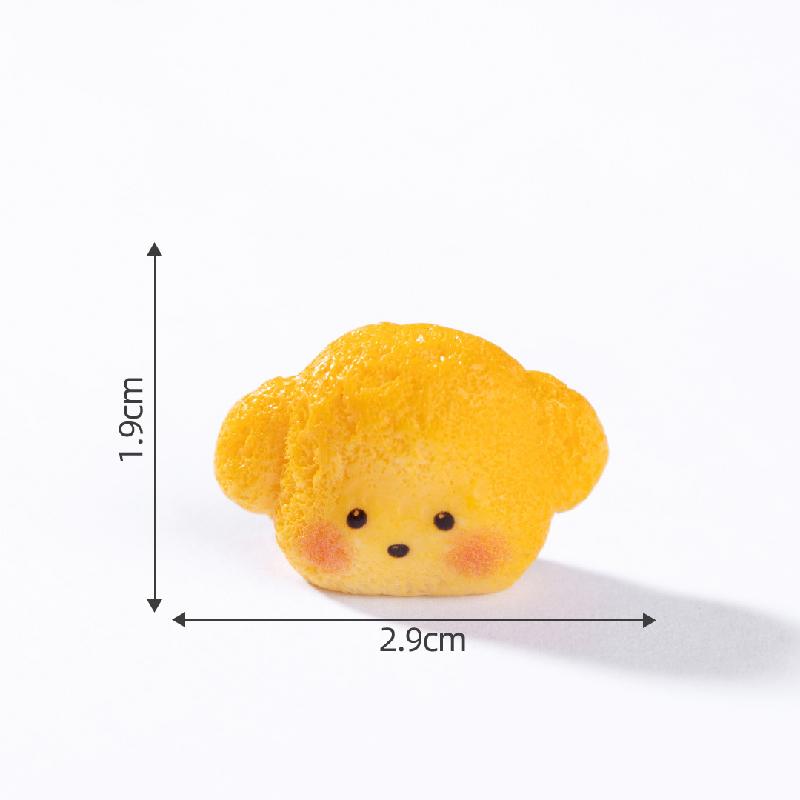Tiểu cảnh snack động vật DIY, phụ kiện tiểu cảnh mini bàn thu nhỏ, cute resin food (ZC-1134)