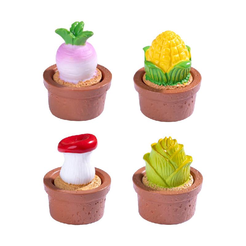 Tiểu cảnh rau củ DIY, phụ kiện tiểu cảnh mini bàn thu nhỏ đáng yêu, cute và bắt mắt (ZC-897)