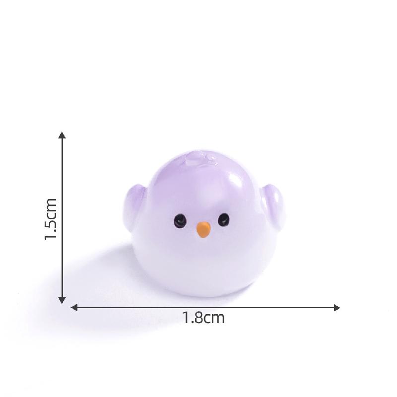 微景观创意小号云雀小鸡萌粒盲袋 DIY装饰品挂配件迷你桌面小摆件