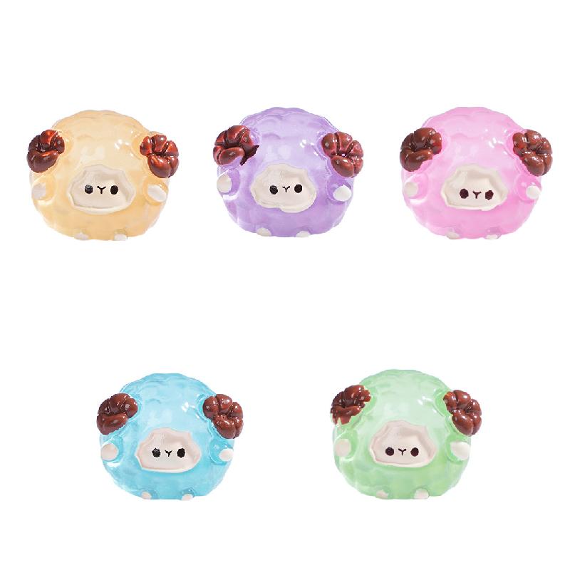 Tiểu cảnh cừu nhỏ phát sáng DIY, phụ kiện tiểu cảnh mini bàn treo garden đáng yêu (ZC-1131)