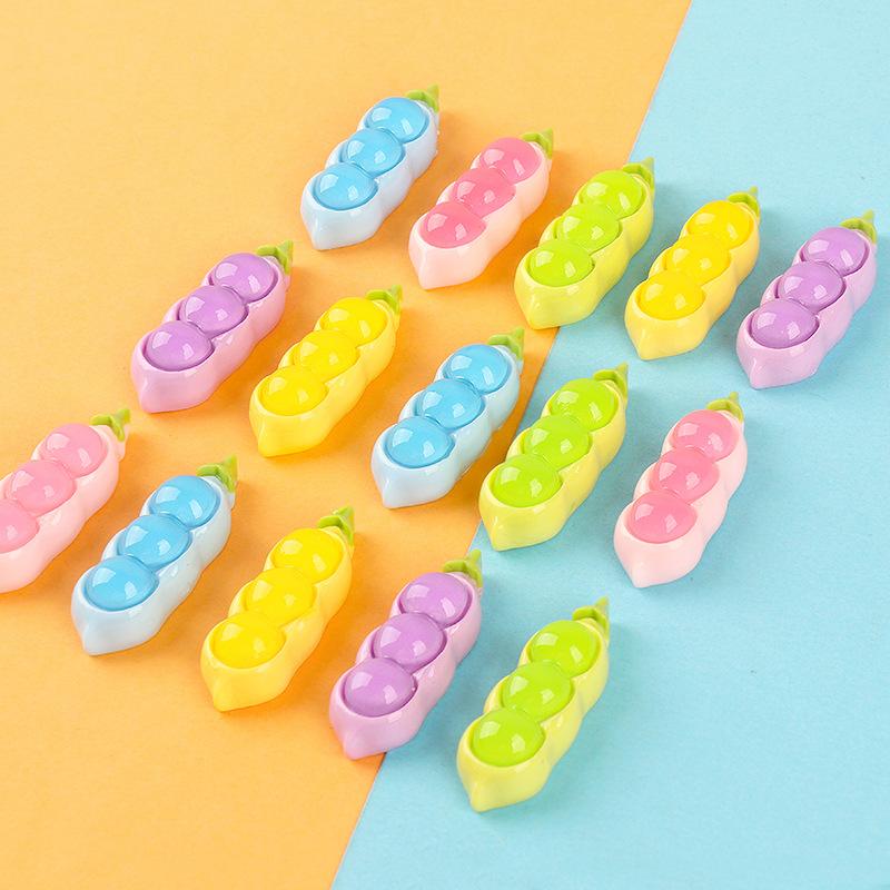 树脂配件 夜光豌豆diy饰品奶油胶手机壳装饰盒贴片鞋服扣发夹材料