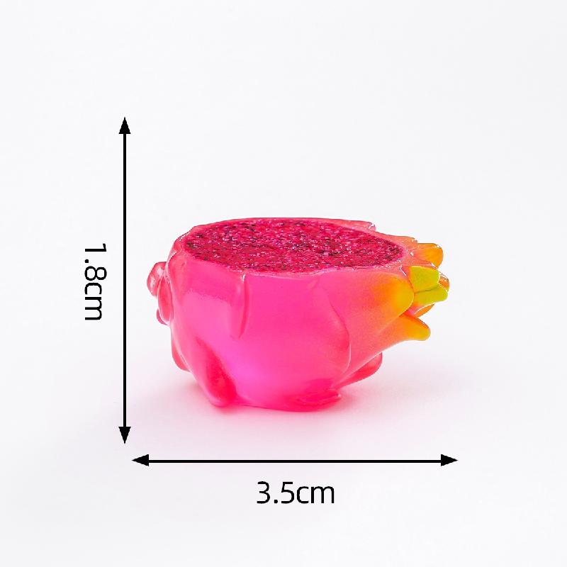 Tiểu cảnh trái cây phát sáng: dưa hấu, thanh long DIY, phụ kiện tiểu cảnh mini (ZC-654)