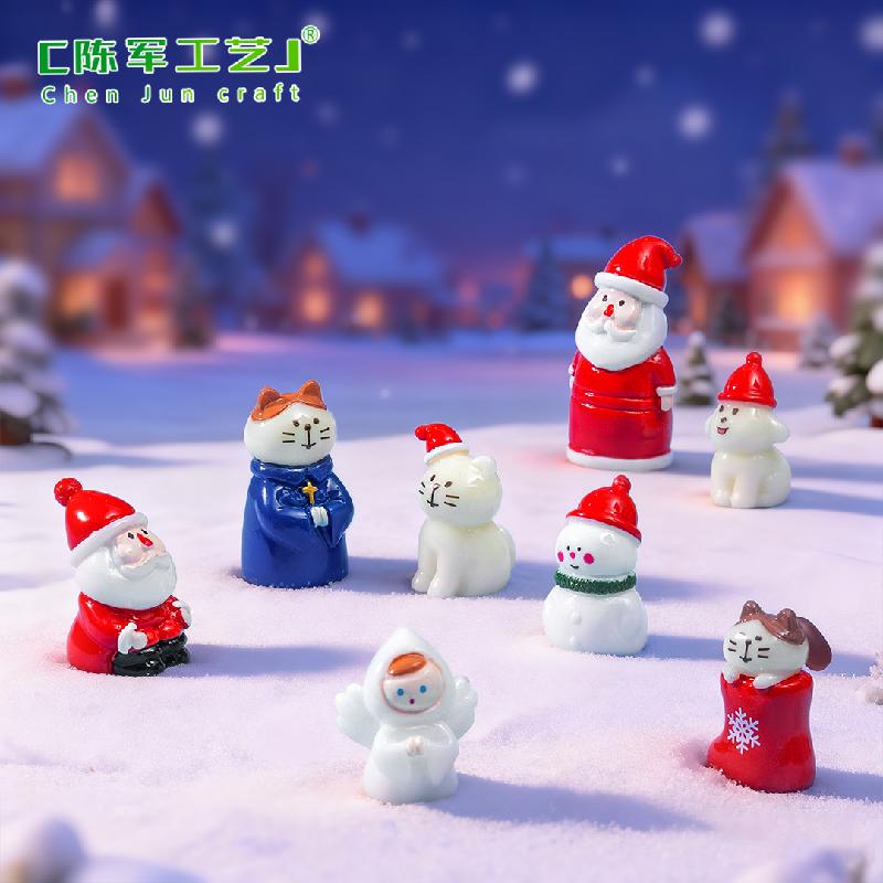 Phụ Kiện Tiểu Cảnh Ông Già Noel Trang Trí Tuyết Mini (PK-569)