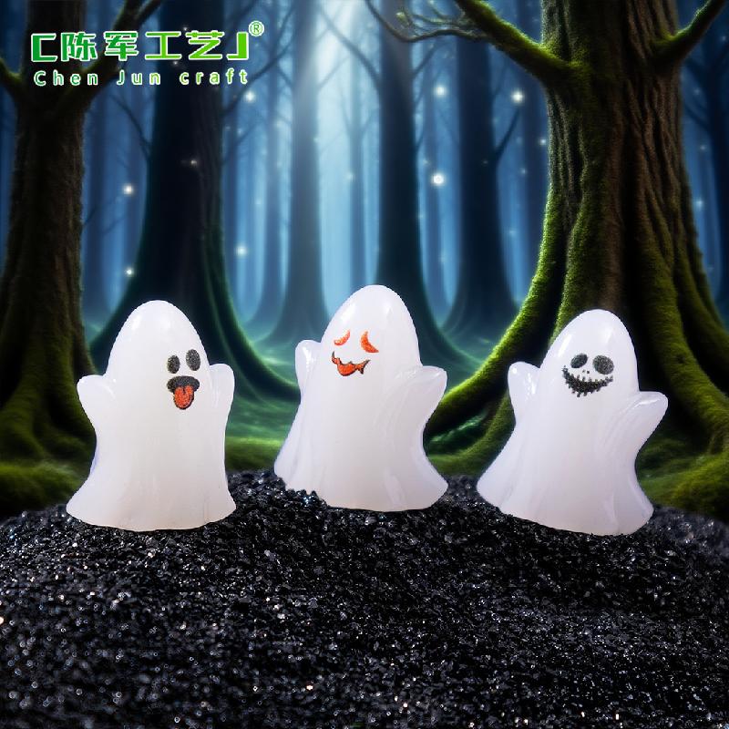 Phụ Kiện Tiểu Cảnh 跨境外贸微景观创意幽灵万圣节造景 DIY装饰品配件迷你树脂小摆件