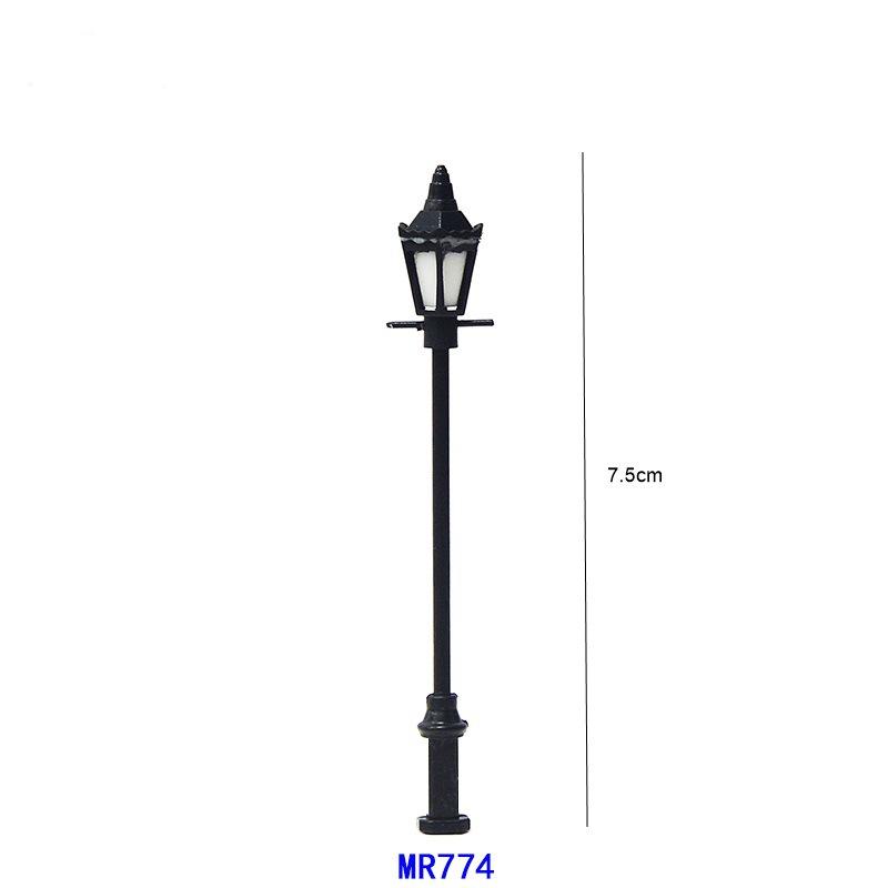 Phụ Kiện Mô Hình Đèn Đường Mini Có Đèn LED 3V Ánh Sáng Vàng (MH-84)