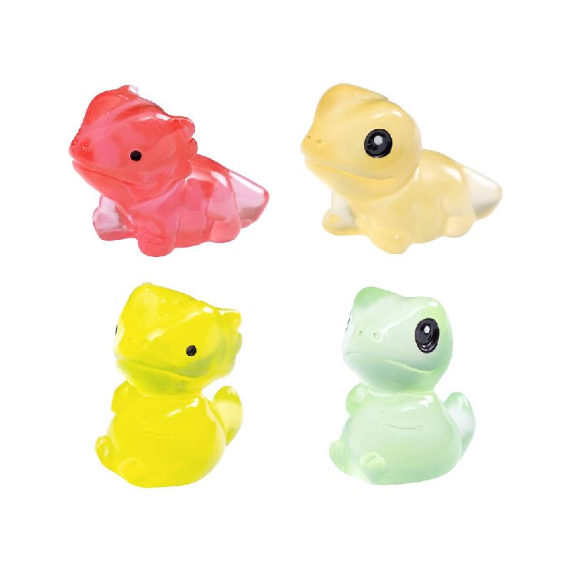 Tiểu cảnh thằn lằn mắt to nhỏ phát sáng DIY, phụ kiện tiểu cảnh mini treo bàn resin cute (ZC-1432)