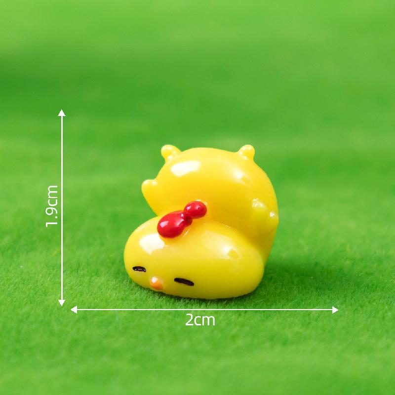 Tiểu cảnh gà con DIY, phụ kiện tiểu cảnh mini bàn treo resin đáng yêu (ZC-1083)